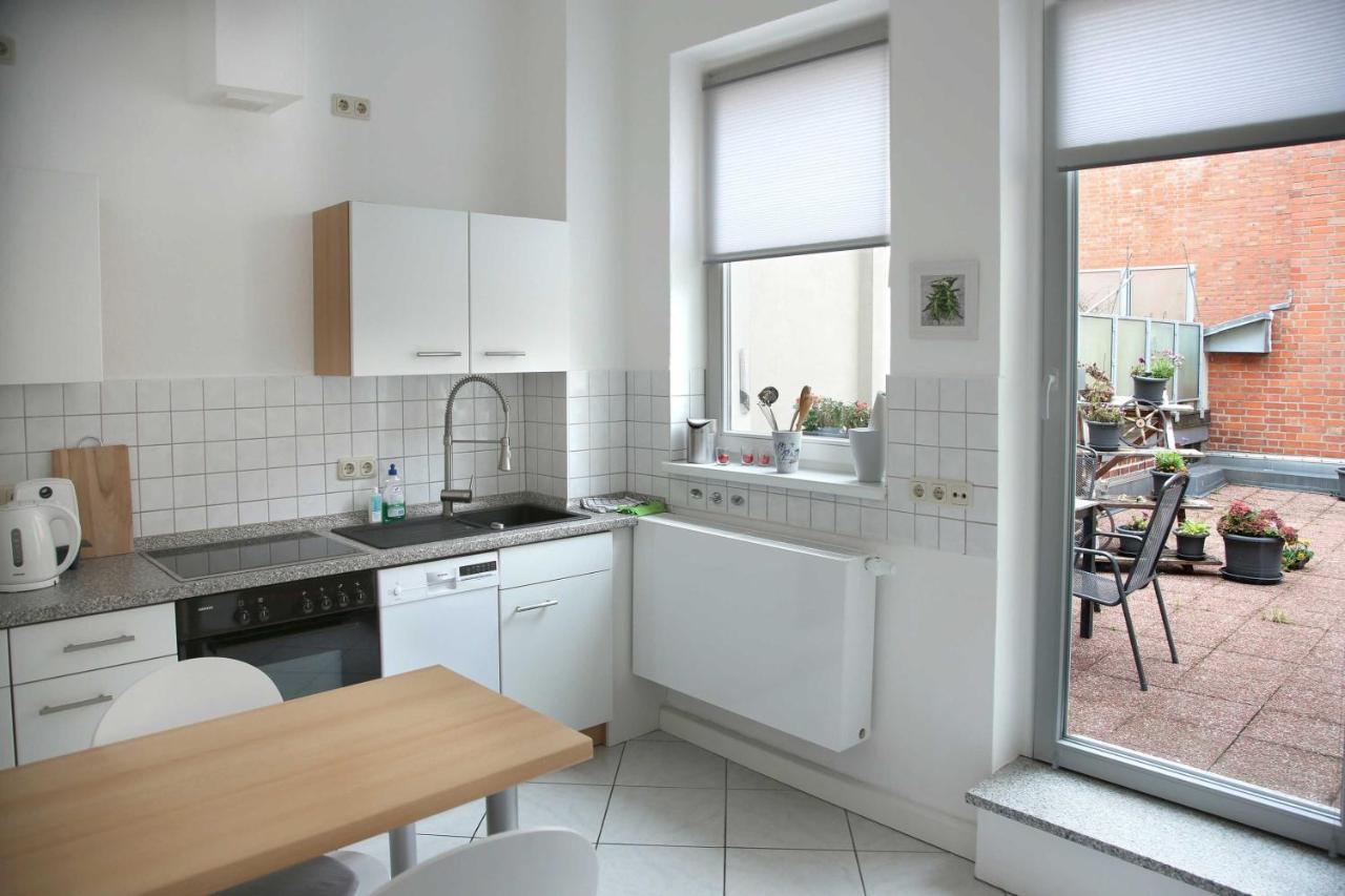 Appartements Am Markt Greifswald Esterno foto